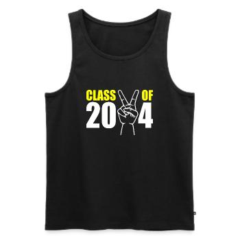 Class of 2024 - Männer Premium Bio Tank Top - Schwarz - Vorne - AI Model Male 178 light (178cm)