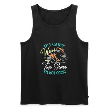 STEPPTANZ STEPPTANZLEHRER Geschenkidee - Männer Premium Bio Tank Top - Schwarz - Vorne - AI Model Male 178 light (178cm)