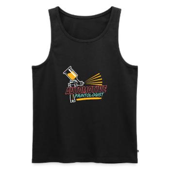 Car Painter Body Painter Car Mechanic - Men's Premium Organic Tank Top - black - Front - Michal (187cm)