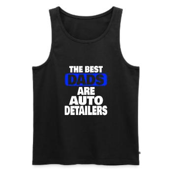 Mobile Auto Detailing Auto Detailing Car Detailer - Men's Premium Organic Tank Top - black - Front - AI Model Male 178 light (178cm)