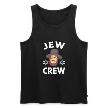 Jew Jewish Israelite Culture Israel Jewish Roots - Men's Premium Organic Tank Top - black - Front - AI Model Male 178 light (178cm)
