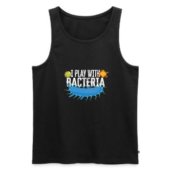 Microbiologiste Microbiology Lab Staph Gift Idea - Débardeur bio Premium Homme - noir - Devant - Michal (187cm)