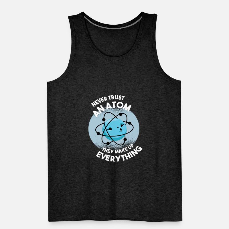Science Atom Scientist Molécule Chimie Débardeur bio Premium Homme