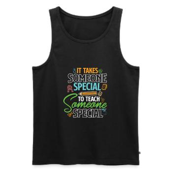 Special Education Teacher Sped Teacher Inclusion - Männer Premium Bio Tank Top - Schwarz - Vorne - AI Model Male 178 light (178cm)