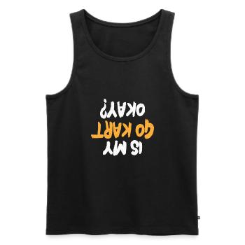 Go Kart Racing Go Kart Cars Go Karting Go-Karter - Männer Premium Bio Tank Top - Schwarz - Vorne - AI Model Male 178 light (178cm)