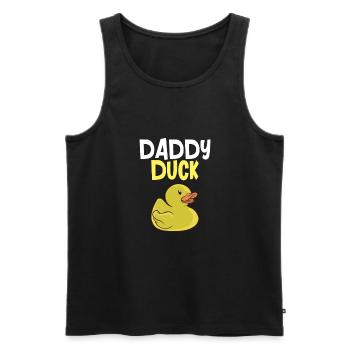 Rubber Duck Ducks Bird Hunt Duck lover Cute Duck - Männer Premium Bio Tank Top - Schwarz - Vorne - AI Model Male 178 light (178cm)