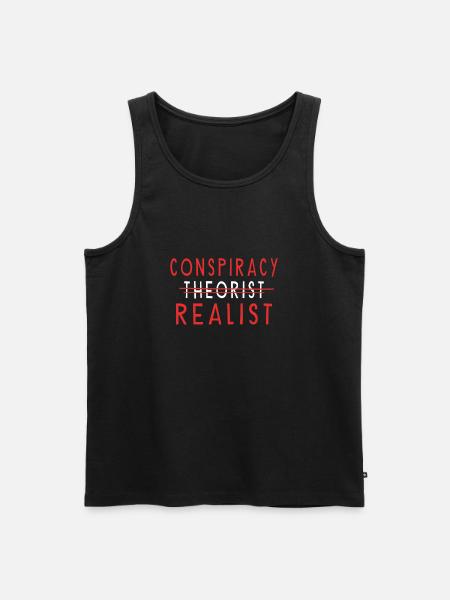 Conspiracy Theories Conspiracy Theorist Freemason - Men's Premium Organic Tank Top - black