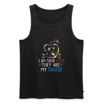 Sonderschullehrer Sped Teacher Inclusion - Männer Premium Bio Tank Top - Schwarz - Vorne - AI Model Male 178 light (178cm)