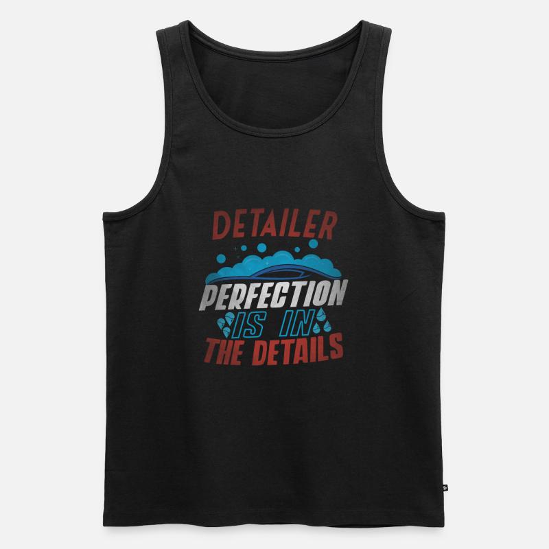 Mobile Autoaufbereitung Autoaufbereitung - Männer Premium Bio Tank Top - Schwarz