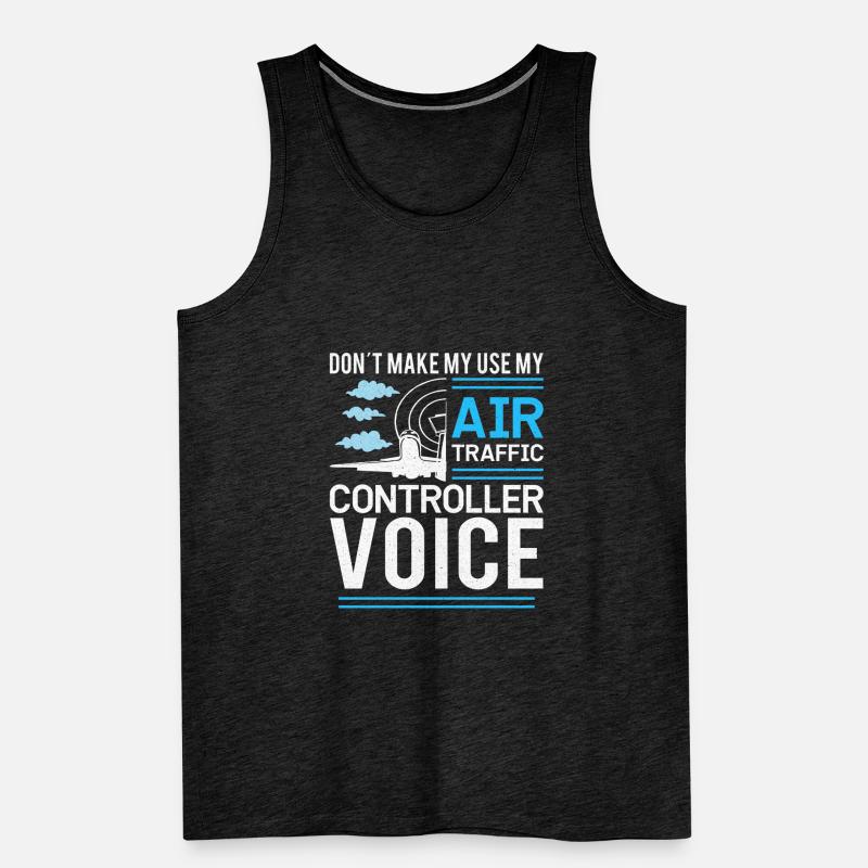 Air Traffic Controller Flight Service Men's Premium Organic Tank Top