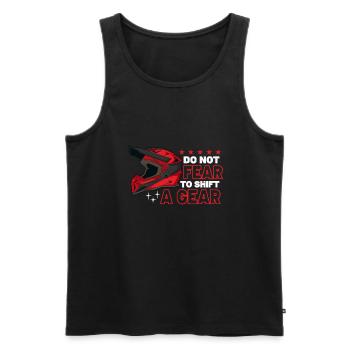 Dirt Bike Dirt Bike Riding Motocross Dirt Biking - Men's Premium Organic Tank Top - black - Front - Michal (187cm)