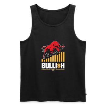 Börsenhändler Forex Trader Investor Trading - Männer Premium Bio Tank Top - Schwarz - Vorne - AI Model Male 178 light (178cm)