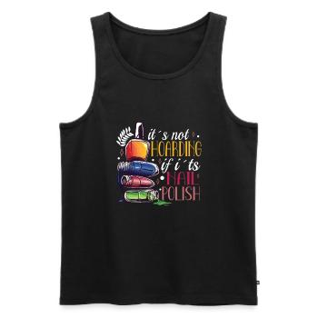 Nail Tech Nail Technician Manicurist Nails Artist - Männer Premium Bio Tank Top - Schwarz - Vorne - AI Model Male 178 light (178cm)