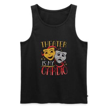 Theatre teacher Drama teacher - Men's Premium Organic Tank Top - black - Front - Michal (187cm)