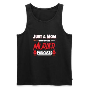 True Crime Murder Spy Crime Intérêt Idée cadeau - Débardeur bio Premium Homme - noir - Devant - AI Model Male 178 light (178cm)