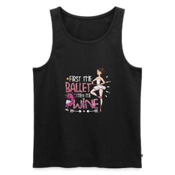Ballet Ballerina Dance Dancer Dancing Ballet Gift - Männer Premium Bio Tank Top - Schwarz - Vorne - Michal (187cm)