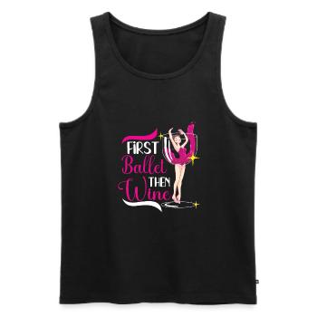 Ballet Ballerina Dance Dancer Dancing Ballet Gift - Männer Premium Bio Tank Top - Schwarz - Vorne - Michal (187cm)