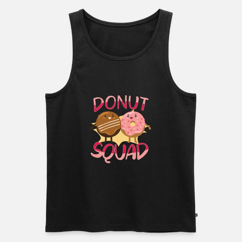 Donut Doughnut Baking Cake Baker - Männer Premium Bio Tank Top - Schwarz