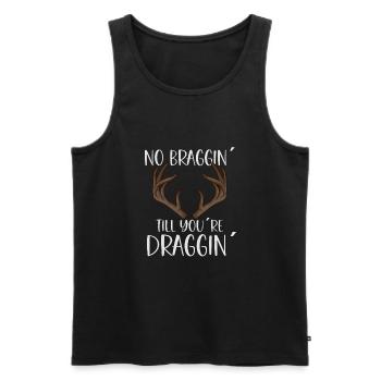Deer Hunting Hunting Season Buck Hunting - Men's Premium Organic Tank Top - black - Front - AI Model Male 178 light (178cm)