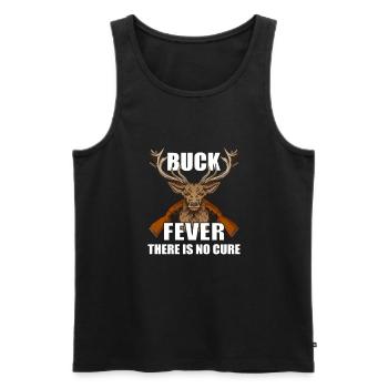 Deer Hunting Hunting Season Buck Hunting - Men's Premium Organic Tank Top - black - Front - AI Model Male 178 light (178cm)