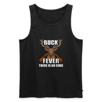 Deer Hunting Hunting Season Buck Hunting - Men's Premium Organic Tank Top - black - Front - AI Model Male 178 light (178cm)
