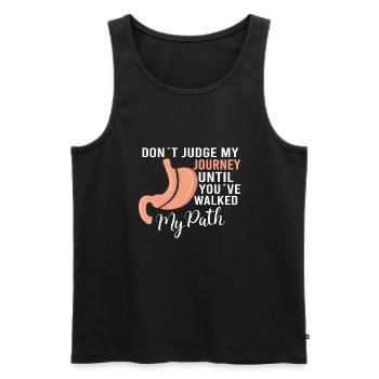 Sleeve gastrectomy Sleeve gastrectomy - Men's Premium Organic Tank Top - black - Front - Michal (187cm)