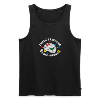 Autism Awareness Autism Disease Autistic Gift - Männer Premium Bio Tank Top - Schwarz - Vorne - Michal (187cm)