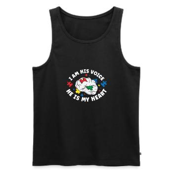 Autism Awareness Autism Disease Autistic Gift - Männer Premium Bio Tank Top - Schwarz - Vorne - Michal (187cm)