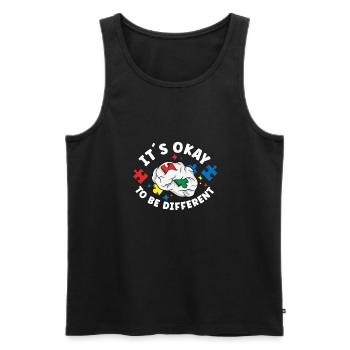 Autism Awareness Autism Disease Autistic Gift - Männer Premium Bio Tank Top - Schwarz - Vorne - Michal (187cm)