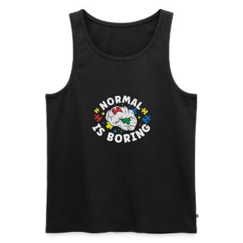 Autism Awareness Autism Disease Autistic Gift - Männer Premium Bio Tank Top - Schwarz - Vorne - AI Model Male 178 light (178cm)