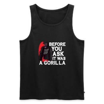 Hand Arm Amputee Assembly Required Amputation - Men's Premium Organic Tank Top - black - Front - AI Model Male 178 light (178cm)
