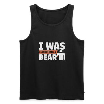Hand Arm Amputee Assembly Required Amputation - Men's Premium Organic Tank Top - black - Front - AI Model Male 178 light (178cm)