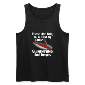 Submariner Definition Submarines Veteran Gift - Männer Premium Bio Tank Top - Schwarz - Vorne - AI Model Male 178 light (178cm)