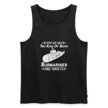 Submariner Definition Submarines Veteran Gift - Männer Premium Bio Tank Top - Schwarz - Vorne - AI Model Male 178 light (178cm)