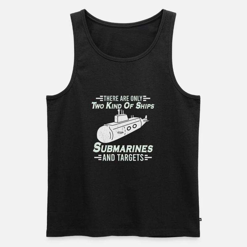 Submariner Definition Submarines Veteran Gift - Männer Premium Bio Tank Top - Schwarz