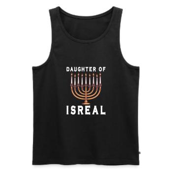 Israelite Jew Israelite Heritage Jewish Israel Jew - Men's Premium Organic Tank Top - black - Front - AI Model Male 178 light (178cm)