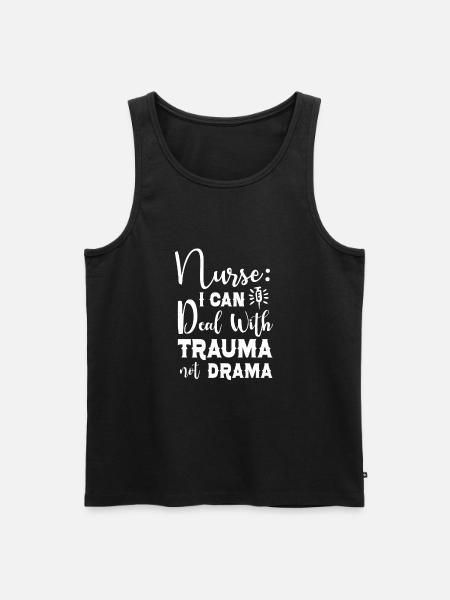Sygeplejerske SygeplejeKlinik Paramedic - Herre Premium økologisk tanktop - sort