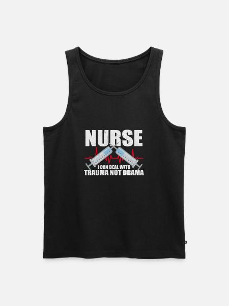 Nurse Nursing Clinic Paramedic - Men's Premium Organic Tank Top - black