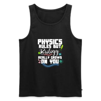 Microbiologist Microbiology Lab Staph Biology - Männer Premium Bio Tank Top - Schwarz - Vorne - AI Model Male 178 light (178cm)