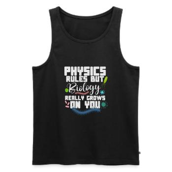 Microbiologist Microbiology Lab Staph Biology - Männer Premium Bio Tank Top - Schwarz - Vorne - AI Model Male 178 light (178cm)