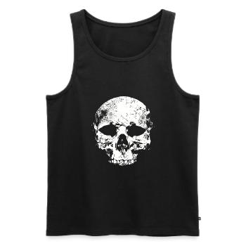 Crânes morts - Débardeur bio Premium Homme - noir - Devant - Michal (187cm)