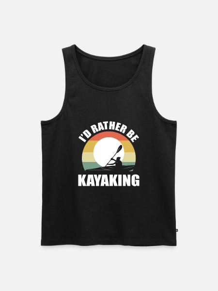 Kayaking Kayaking - Men's Premium Organic Tank Top - black