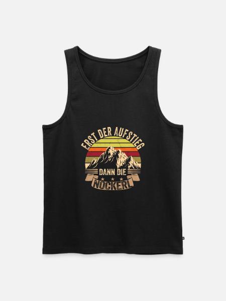 Bergsteigen - Männer Premium Bio Tank Top - Schwarz