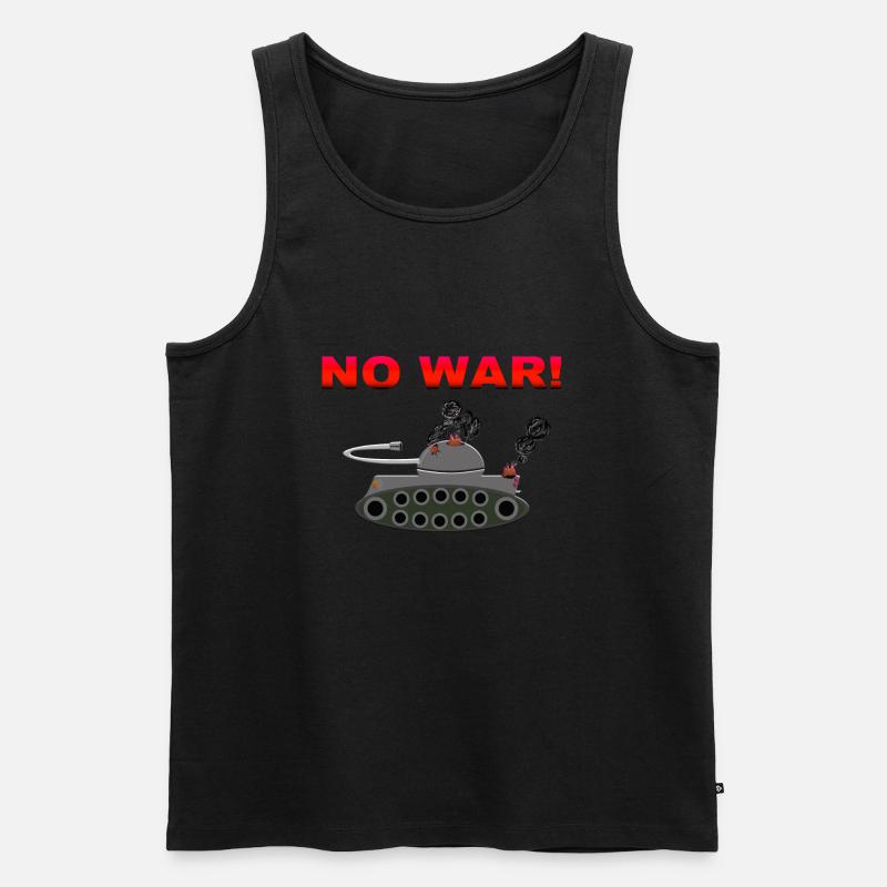 No War - Männer Premium Bio Tank Top - undefined