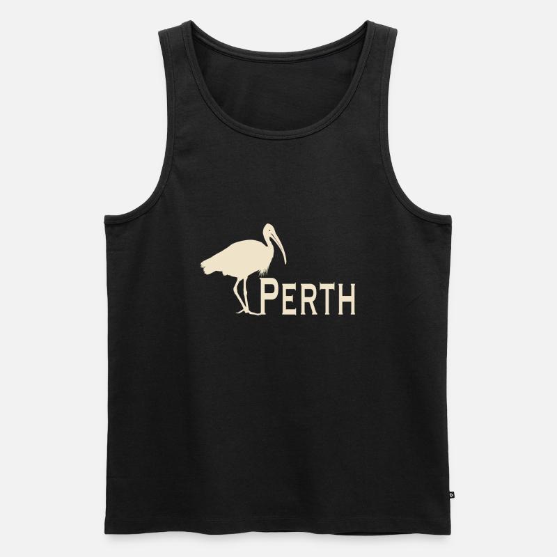 Bin Chicken Perth - Männer Premium Bio Tank Top - Schwarz