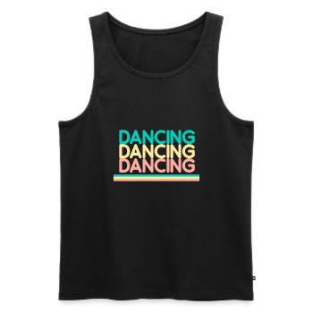 Dancer Passion Dance Gifts Dance Men Women - Men's Premium Organic Tank Top - black - Front - Michal (187cm)