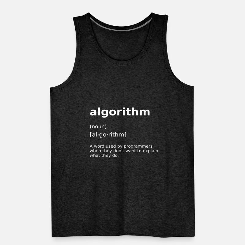 Programmieren Informatik Computer Algorithmus Männer Premium Bio Tank Top