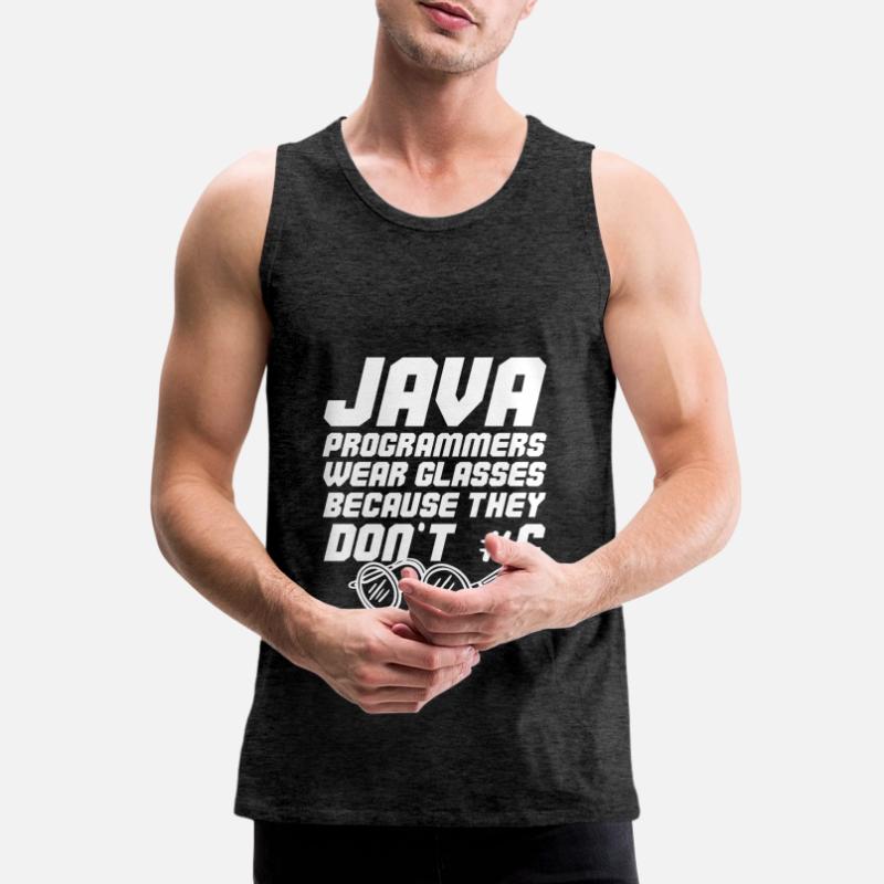 Cool Java programmer Men's Premium Organic Tank Top