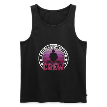 Festival - Men's Premium Organic Tank Top - black - Front - AI Model Male 178 light (178cm)