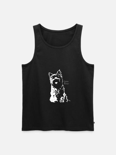 Cairn Terrier - Herre Premium økologisk tanktop - sort